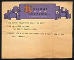 C1930'S-40'S Western Union Holiday Greeting Color Telegram Used. Price: $11.99.