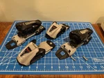 Marker Ski Bindings M450 Black And Silver Downhill Read Missing Brakes For Parts. Price: $10.00.