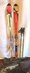 Dynastar Outland 7 T160 Skis + Salomon C509 Bindings Bag Leki 110CM Poles Used. Price: $145.00.