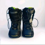 Salomon Dialogue Auto Fit Snowboard Boots Men's Size 7 Black & Neon Green Euc Pre-owned. Price: $59.00.