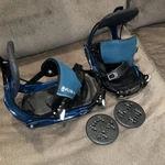 Flow The Five 5 Hybrid Snowboard Bindings Mens Xl Black White Used. Price: $200.00.