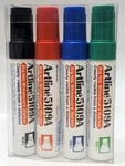 Whiteboard Marker 4-COLOR Set Artline 5109A Big NIB10.0MM Chisel Tip New. Price: $16.99.
