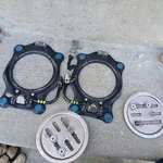 Vintage K2 Shimano Clicker/step-in Snowboard Bindings With Mounting Hardware Used. Price: $34.99.