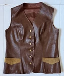 Vintage Ilgwu Ladies Garment Workers Union Women's Leather Vest Small Pre-owned. Price: $26.99.
