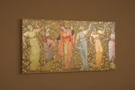 Edward Burne Jones - Frieze Of Eight Women Gathering Apples Paper Or Canvas New. Price: $99.00.