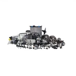 John Deere Threshing Cyl Head W/hub AH114501 New Oem. Price: $338.99.