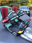 Rossignol Rookie Kids Snowboard Bindings Size Small Boots 1-4 Used. Price: $85.00.