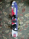 Burton Free 6 Snowboard Vintage 1989 With Binding & Leash Used. Price: $385.00.