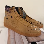 Converse Bandulu Pro Leather Mid-flux/gum Light Honey Brown Size 9 Mens New Ds. Price: $74.99.