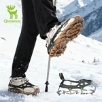 Qunature Crampons Ice Cleats Traction Snow Grips Boots Shoes Women Anti Slip New. Price: $23.99.