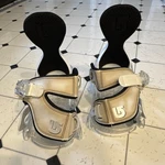 Burton Fs Grom Kids Snowboard Bindings White Clear 3D Adjustable Toe Ramp Used. Price: $50.00.