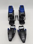 Look XR6.0 Ski Bindings Set 3D System Black Blue Adjustable Complete Pair Used. Price: $158.00.