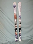 Salomon Pearl Women's All Mtn Skis 158CM With L39 Adjustable Bindings Used. Price: $146.00.