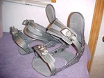 Men's Ride Ls Series Snowboard Bindings Size Large, W/ Mounting Plates & Screws Used. Price: $45.50.