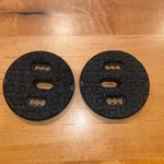 Burton Ics Channel Est Mounting Discs Black Snowboard Bindings Parts Plates Disk Used. Price: $19.95.