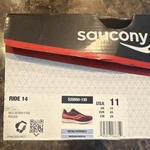 Saucony Ride 14 S20650-130 Mens Running Shoes Mulberry/fire Rouge Us 11 With Box Pre-owned. Price: $28.80.