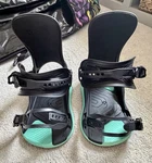 Union Ultra Womens Snowboard Bindings Black Tiffany Stage 11 Size Med 6.5-8.5 Used. Price: $90.00.