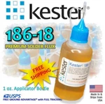 30ML Kester (1OZ.) 186-18 Liq. Soldering Rosin Flux Needle Tip Bottle No Clean New. Price: $8.75.