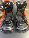Burton Genesis Re Flex Men's Snowboard Bindings Size Medium 8-11 All Black Used. Price: $140.00.