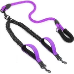 Dual Leash No Tangle Coupler Nylon For Two Large Small Dogs Double-head Rope New. Price: $18.24.