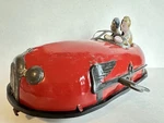 C1930 Vintage Lindstrom Wind Up Tin Coney Island Old Bumper Car Ride Skeeter Bug Used. Price: $225.00.