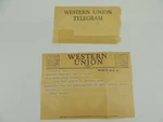 Vintage 1950 Western Union Telegram Bsa Rich Child Bantam L5617 Used. Price: $7.99.