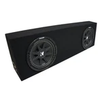 Universal Regular Cab Truck Kicker Comp C12 Dual 12" Black Sub Box - Final Ohm New. Price: $274.95.