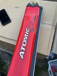 Atomic 6.18 Carv Skis 160CM - With Tyrolia SL100 Full Diagonal Bindings Used. Price: $149.95.