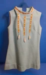 Vintage Pale Blue Ilgwu Union Made 1960S Girls Junior Mod Dress A-line Size 7JP Pre-owned. Price: $34.99.