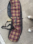 Burton Snowboard Bag Plaid 166 Shoulder Strap Travel Ski Airport Storage New. Price: $35.00.