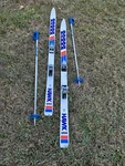 Vintage K2 Hawk Usa Skis W/ 150 Tyrolia Bindings Barrecrafters Pistol Grip Poles Used. Price: $148.71.