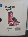 Nidecker Flow Fuse Hybrid Snowboard Binding Crimson 2025 New Box. Price: $275.95.