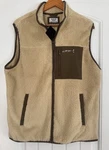 Hurley Men K2 Adventure Sherpa Vest, Maple Brown/cream, Camo Logo, Size New. Price: $15.00.