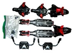 Marker Kingpin 13 Touring Ski Bindings Brakes 100 - 125 Mm Black/red Used. Price: $399.99.