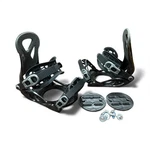 2025-26 Altitude "jr Ripper" Snowboard Bindings 4X4 Burton 3D Sizes: 3-6 (black) New. Price: $109.95.