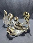 2008 Burton White Gold Camo Mission Snowboard Bindings Size Large Used. Price: $110.50.