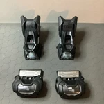 Set Of Used Tyrolia Attack 14 Ski Bindings - Solid Black No Brake. Price: $88.41.