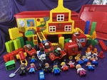 Lego Duplo 2583 Fire Truck Storage Ride With My First Station 6138 Ooak! Used. Price: $149.00.
