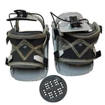 Flow Flite Snowboard Bindings White/grey Parts Only Good Straps Highbacks For. Price: $31.50.