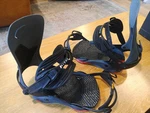 Nitro Phantom Snowboard Bindings Blue/black Adjustable Vibram W/ Discs Used. Price: $95.00.