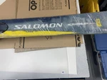 Salomon Scrambler 400 Unisex Adult Skis W/ Bindings Blue/yellow Used. Price: $82.00.