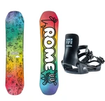Rome Minishred Youth Snowboard 110 Cm With Small (2K-5K) Bindings New. Price: $244.93.