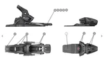 2025 New Tyrolia Ski Bindings SR10 Gw 85MM Brakes Adult Gripwalk Size Adjustable. Price: $169.99.
