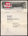 Rko Radio Pictures 1941 Letterhead Ned Depinet Drive / Roxy Theatre Dillon, Mt Unspecified. Price: $16.99.