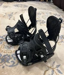 Flow Minx Women Medium Bindings + Plates & Hardware Snowboard Black Used. Price: $108.00.