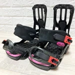 Salomon Rhythm Snowboard Bindings - Women's Black Red Pink Size Used. Price: $161.98.