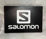 Salomon Wood Store Display Hiking Running Shoe Ski Snowboard Boot Logo Sign Used. Price: $72.49.