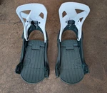 Men's Burton Step Re:flex Snowboard Bindings - Deep Emerald/white Large Used. Price: $175.00.