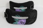 New Set Raiden Lynx Snowboard Bindings Replacement Ankle Straps Black Purple S/m. Price: $24.95.