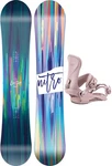 Nitro Lectra Brush Women's Snowboard 142 Cm With Rose Cosmic Bindings + Bag New. Price: $447.89.